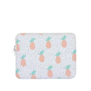 *14in Pineapples and Polka Dots Laptop Case