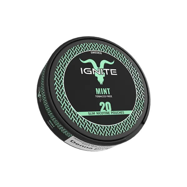 8mg Ignite Mint Slim Nicotine Pouch - 20 Pouches