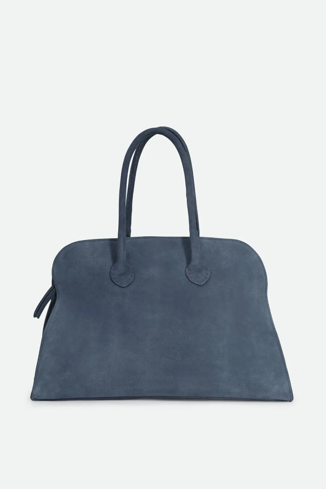 ARDEN HANDBAG IN ITALIAN SUEDE BLUE