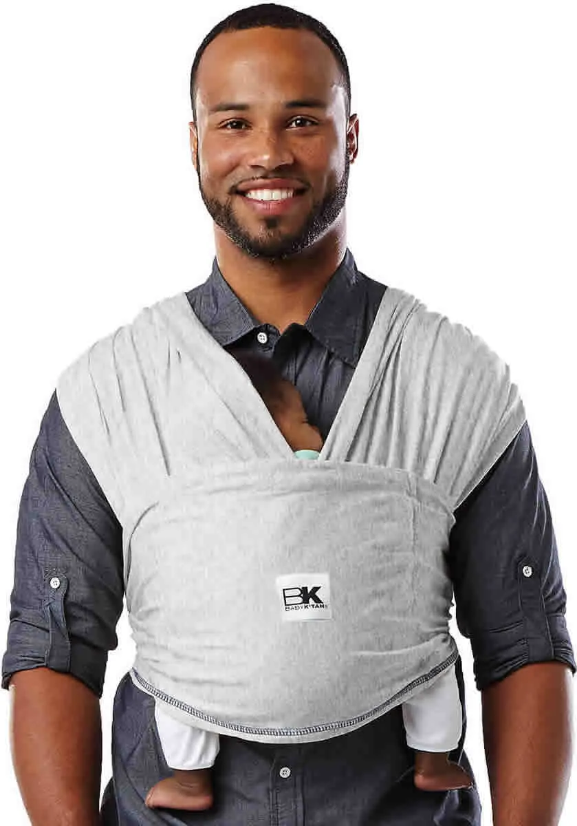 Baby K'tan Baby Carrier in Heather Gray - Extra Small