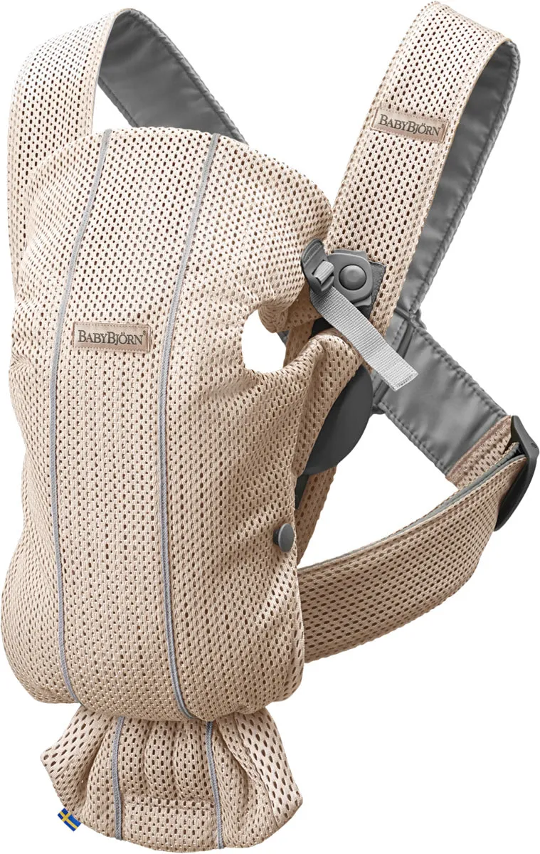 BabyBjörn Baby Carrier Mini 3D Mesh, Pearly Pink