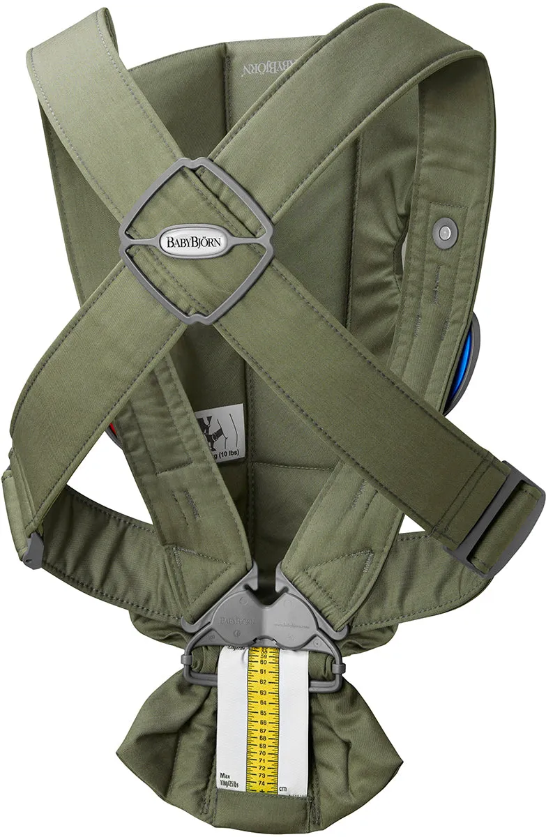 BabyBjörn Baby Carrier Mini, Woven - Dark Green