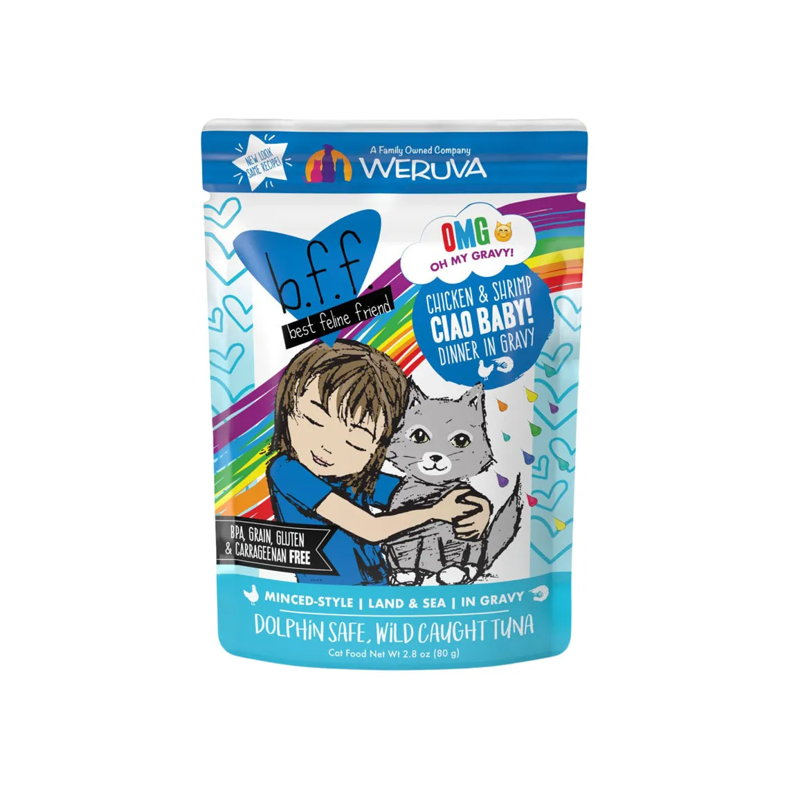 Best Feline Friend BFF Oh My Gravy! Grain-Free Wet Cat Food Pouches