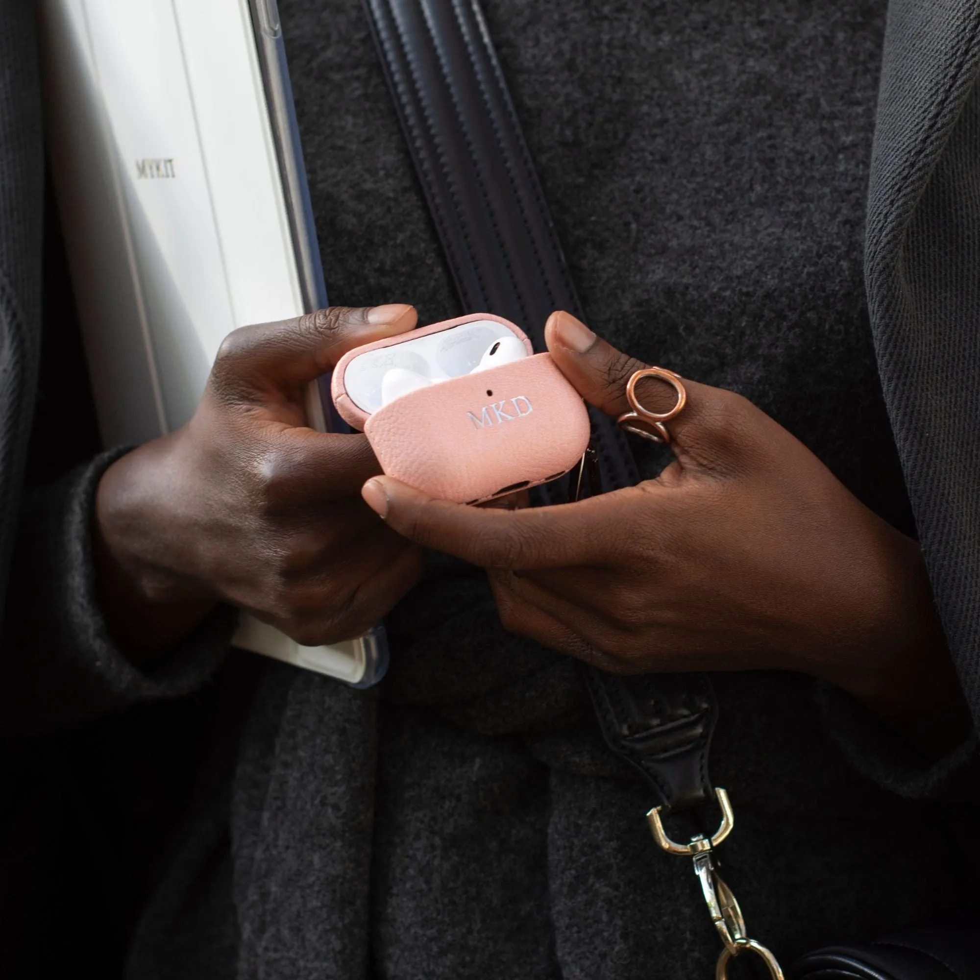 Blush AirPods Personalized Case