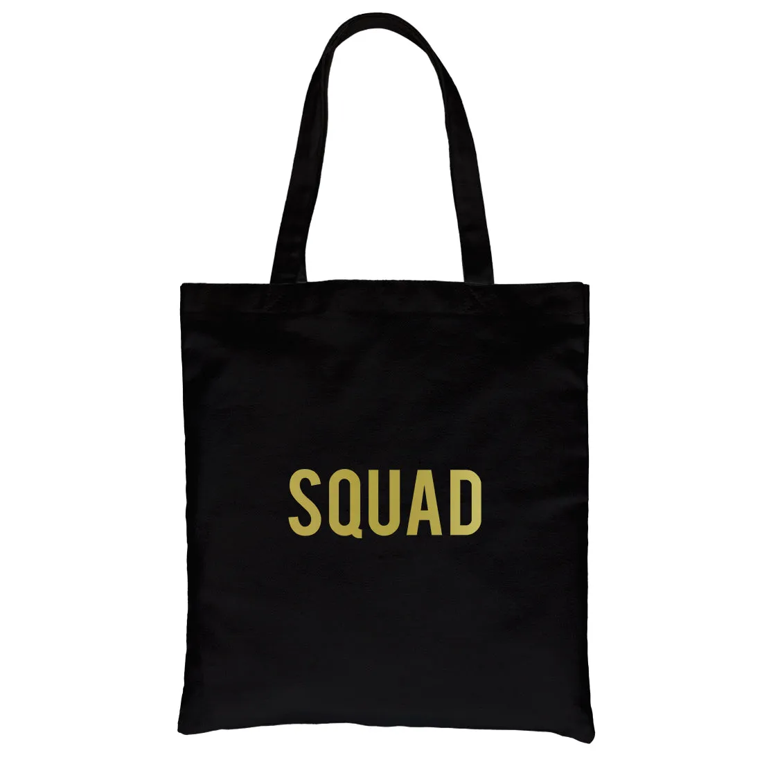 Bride Squad Boxed-GOLD Canvas Shoulder Bag Passionate Anniversary