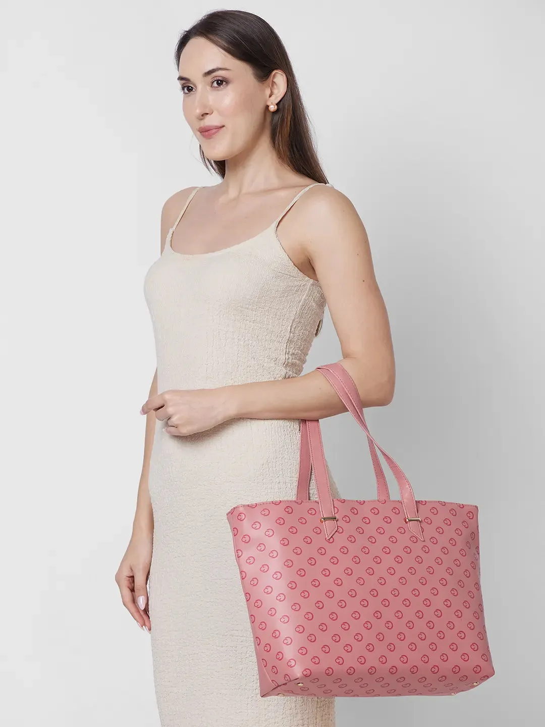 Caprese Freya Tote Large (E) Mellow Rose