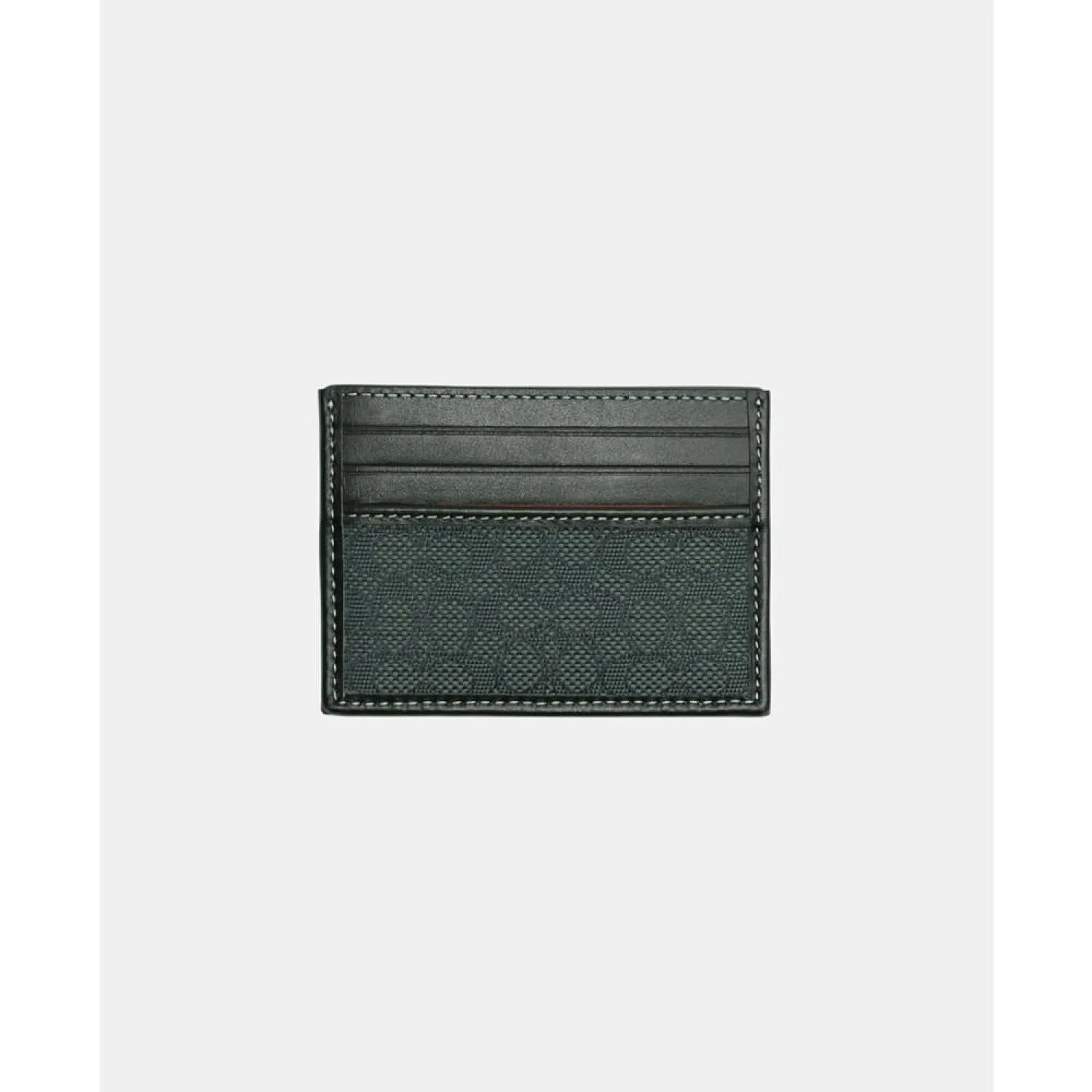 Card Case in Micro Signature Jacquard