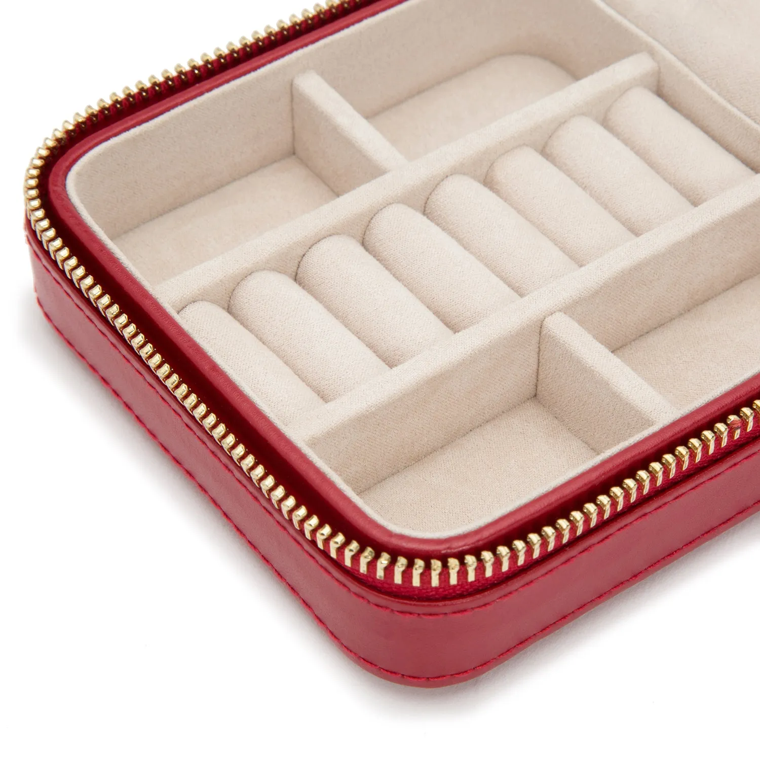 Caroline Zip Travel Case Red