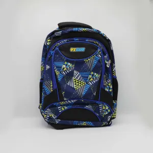 College Bag with a Stylish Blue Color and Abstract Design