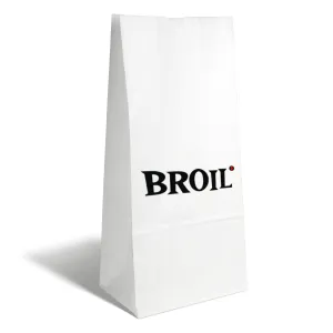 Custom 16 lb. White Kraft Paper Bag