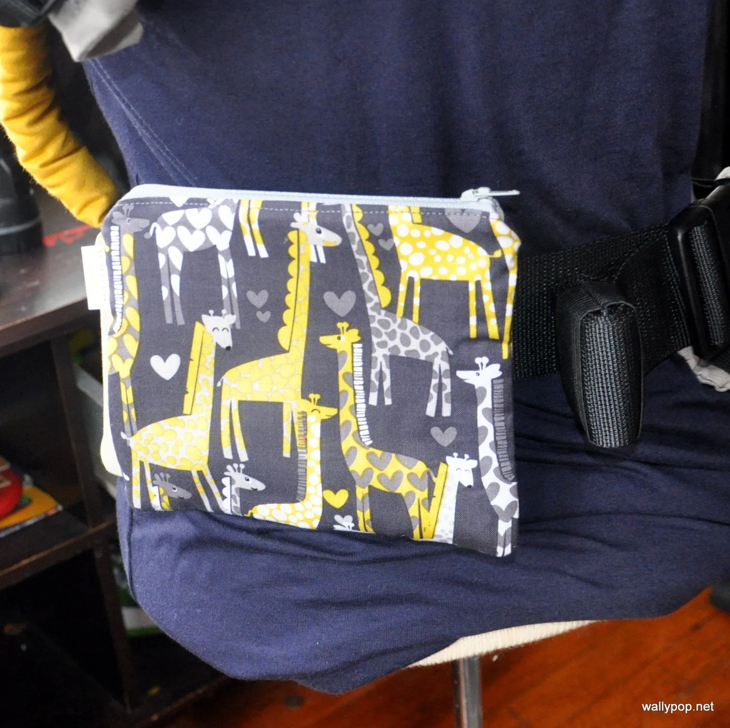 Custom SSC Waist Pouch, Bag, Purse.  Carry your essentials hands-free while babywearing!