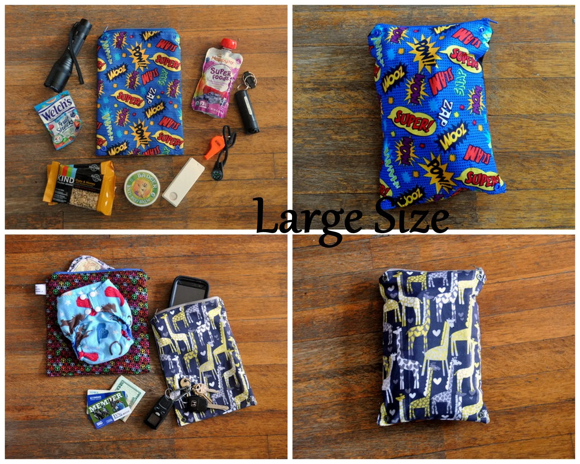 Custom SSC Waist Pouch, Bag, Purse.  Carry your essentials hands-free while babywearing!