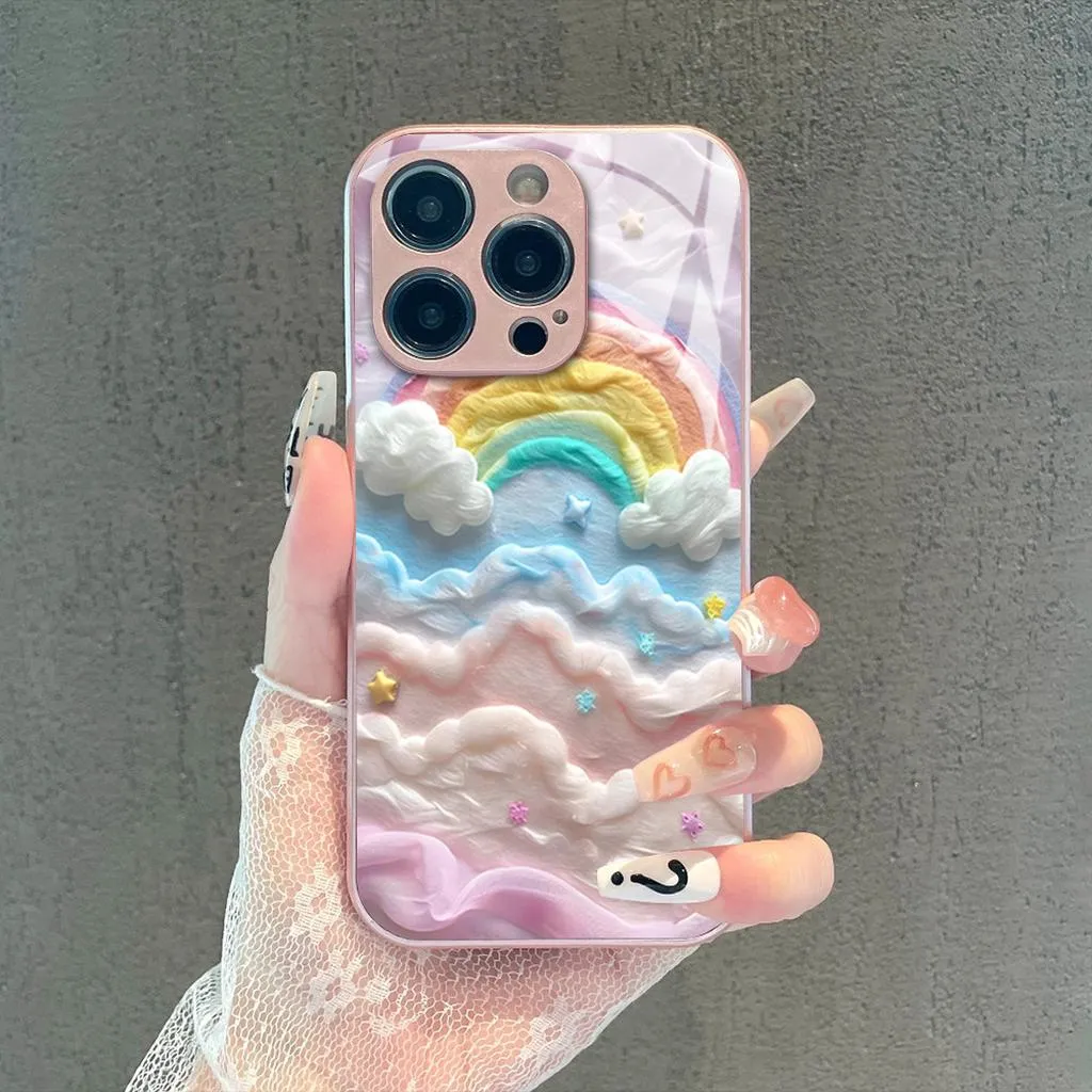 Customizable Tempered Glass Phone Cases