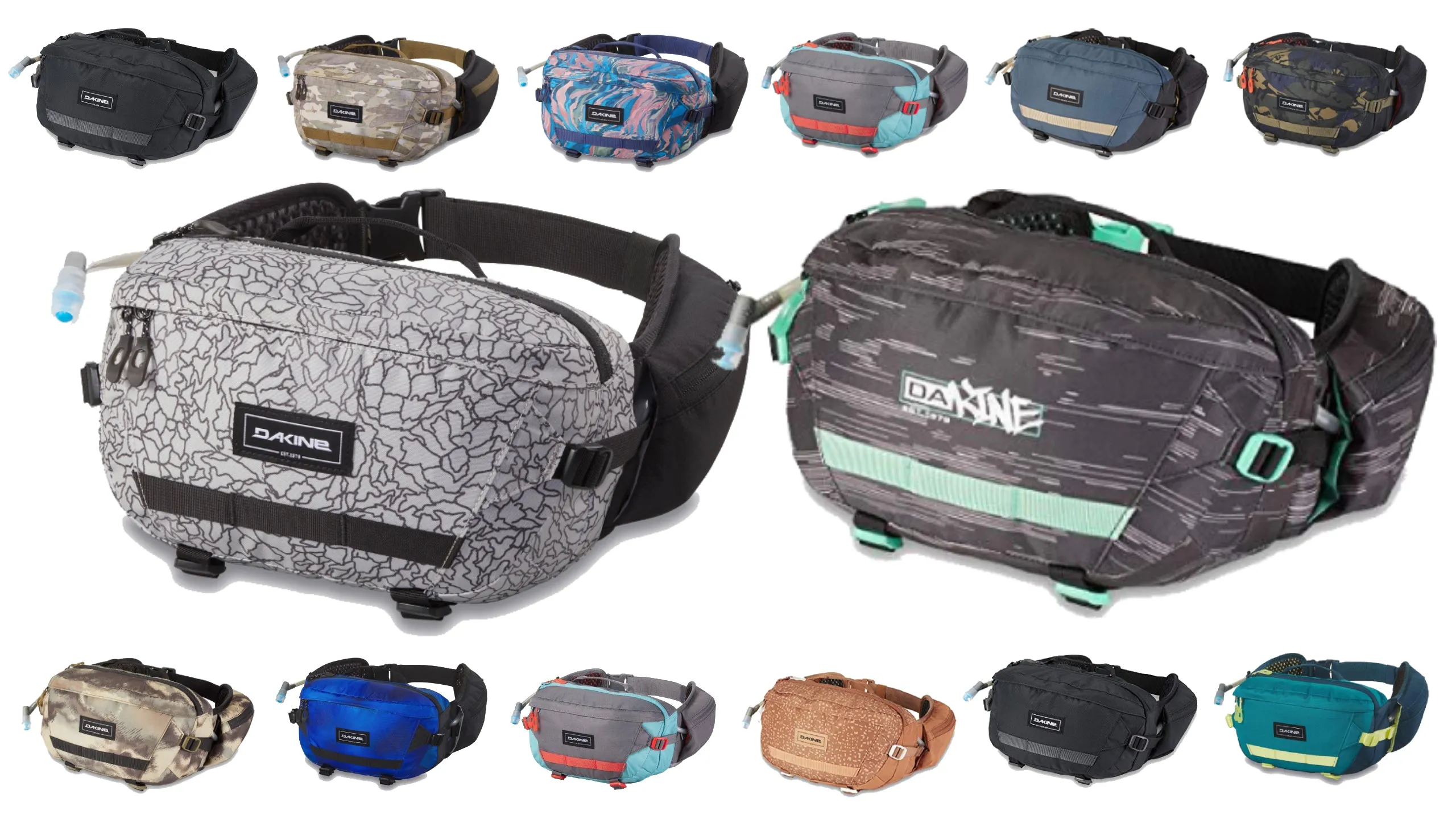 Dakine Hot Laps 5 Liter Storage Bike Waist Bag Hip Back Pack Magnetic Buckle