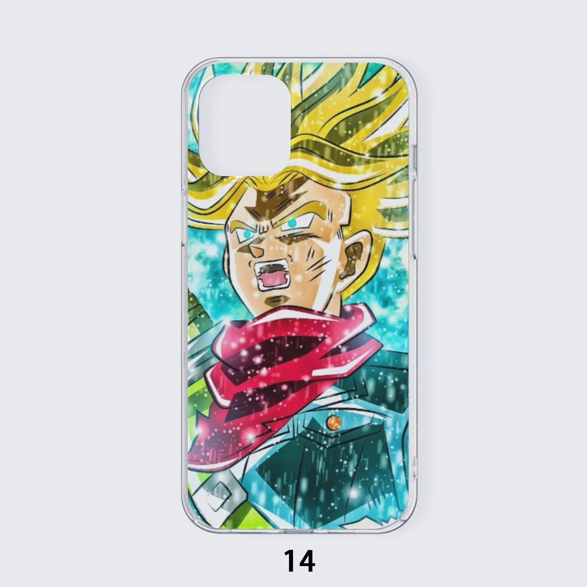 DBZ Trunks Super Saiyan Powerful Battle Ultimate Transformation Design Iphone 14 Case