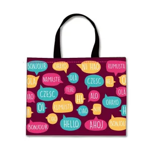 Designer Tote Bag With Zip Beach Gym Travel Bags -  quotes