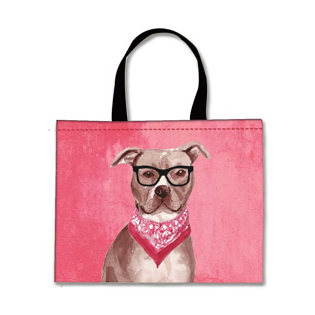 Designer Tote Bag With Zip Beach Gym Travel Bags -  Smart Hip Dogs