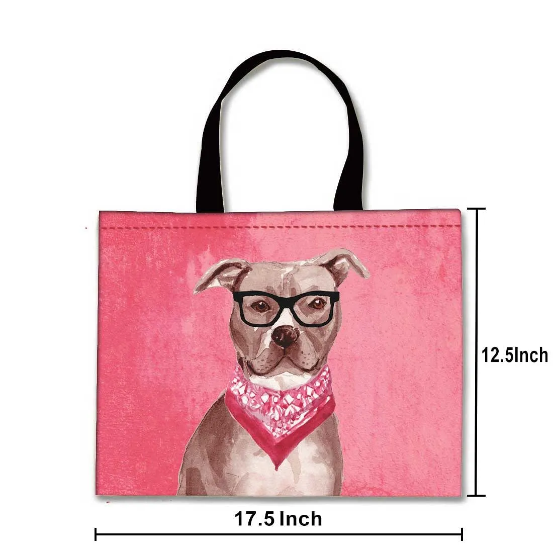 Designer Tote Bag With Zip Beach Gym Travel Bags -  Smart Hip Dogs