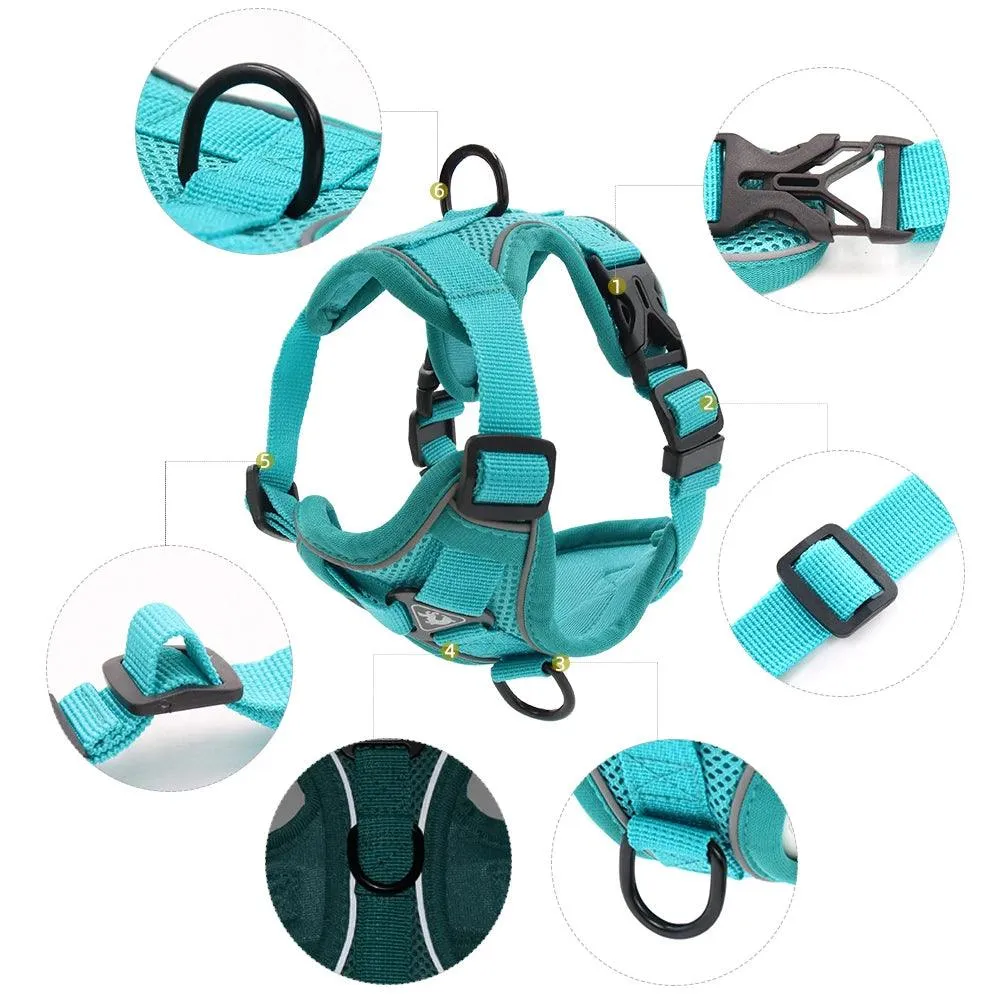 Escape-Proof Cat Harness: Breathable Reflective Leash