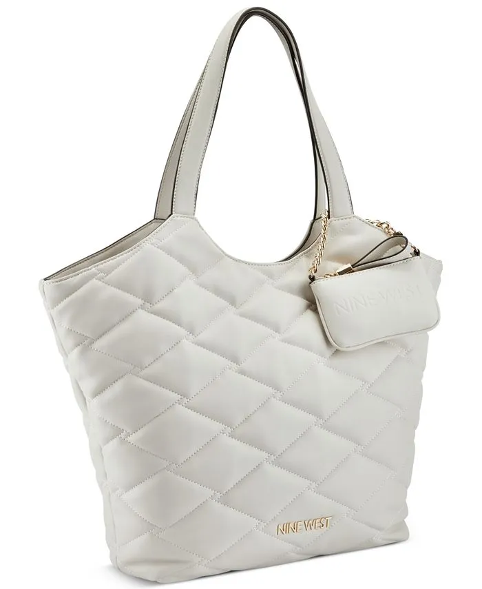 Extra large 3 in 1 tote bag Regan Nine West, white