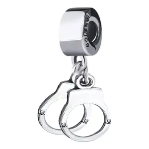 Handcuffs Silver Dangle Pendant