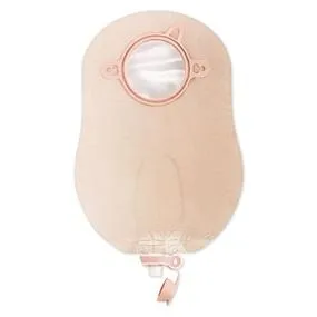 Hollister New Image Two-Piece Urostomy Pouch, 1-3/4" Flange, 9" L, Ultra Clear