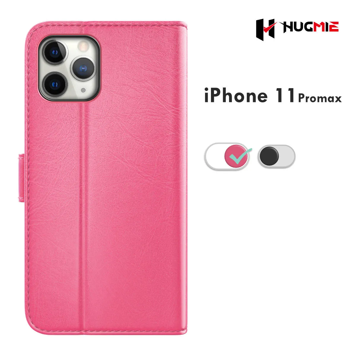 Hugmie® Classic Series iPhone 11 Pro Max Leather Folio Case