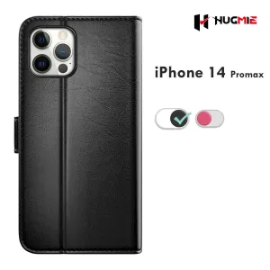 Hugmie® Classic Series iPhone 14 Pro Max Leather Folio Case