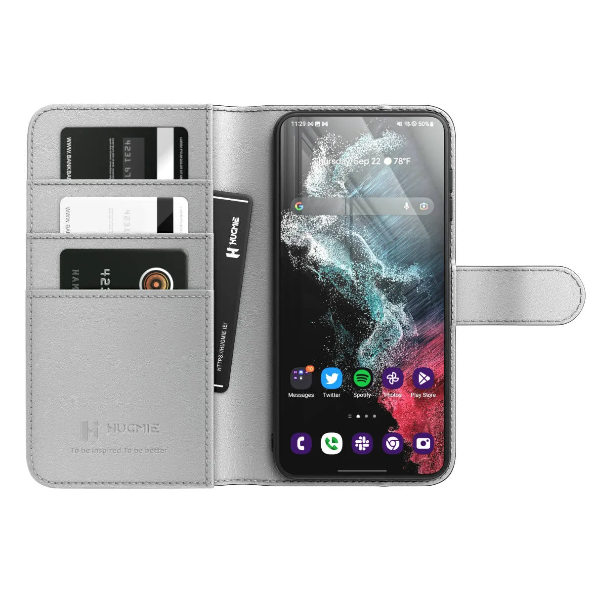 Hugmie® Classic Series Samsung Galaxy S10 Leather Folio Case