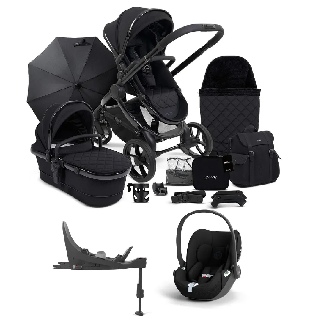 iCandy Peach 7 Collection Cerium - Pushchair Bundle with Cloud T Car Seat & Base