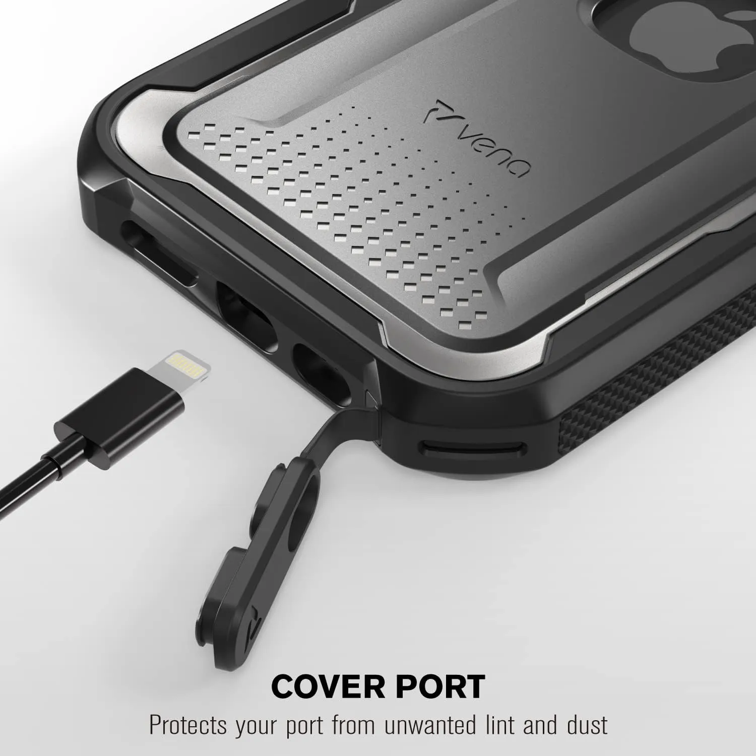 iPhone 16 Pro Rugged Case Belt Clip Holster  Heavy Duty Tough Protective Cover - Black/Graphite Gray