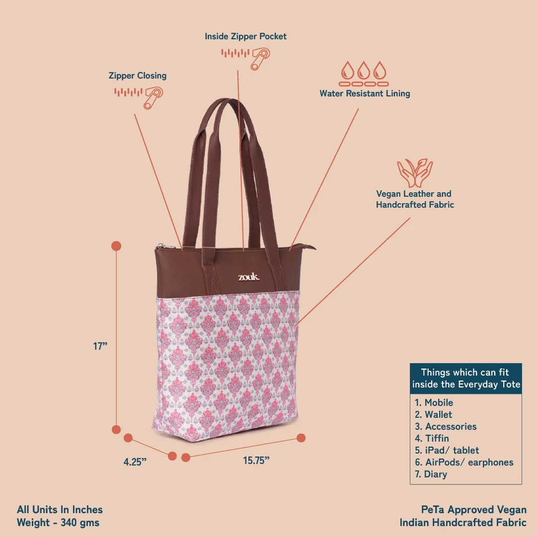 Kashmiri Tulips Everyday Tote Bag