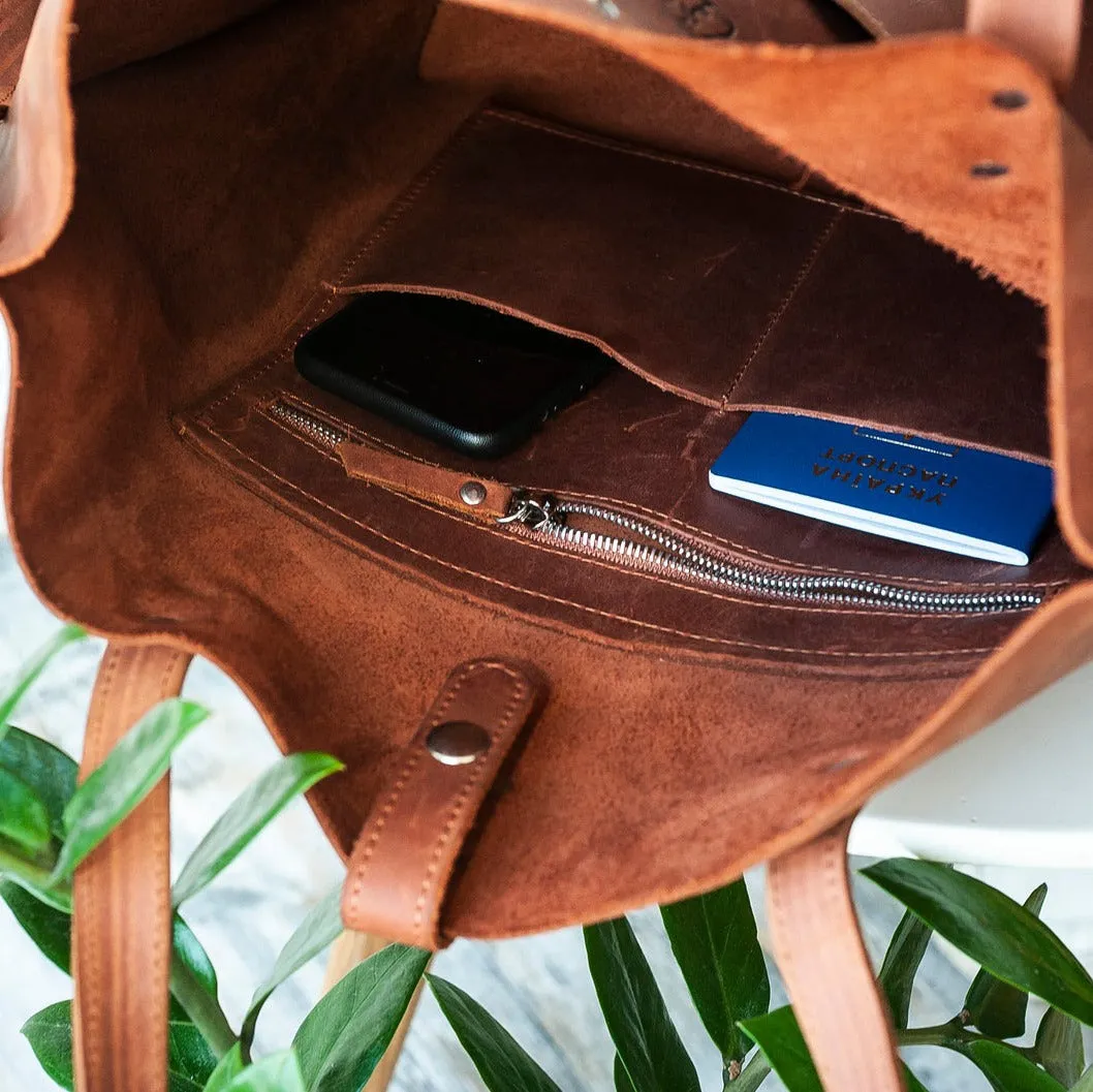 Large Leather Bag,Brown Leather Tote Bag,Teacher Bag With Two Pocket ,Leather Tote Women,Laptop Bag Women,Everyday Bag,Leather Work Bag