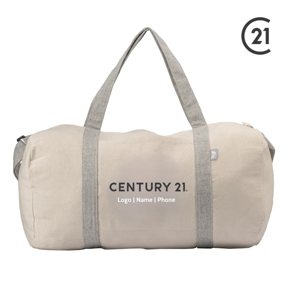 Loom Recycled Cotton Blend Duffel Bag - Personalized