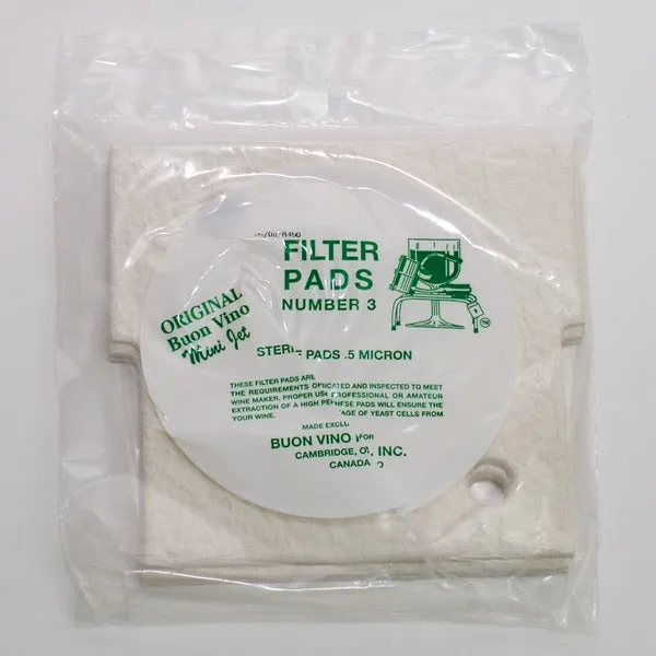 Mini Jet Filters - Packs of 3