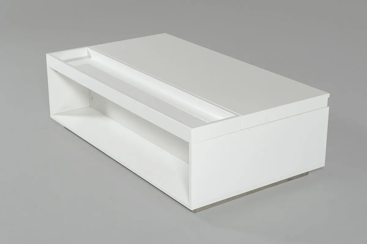 Modrest Nancy - Modern White Coffee Table