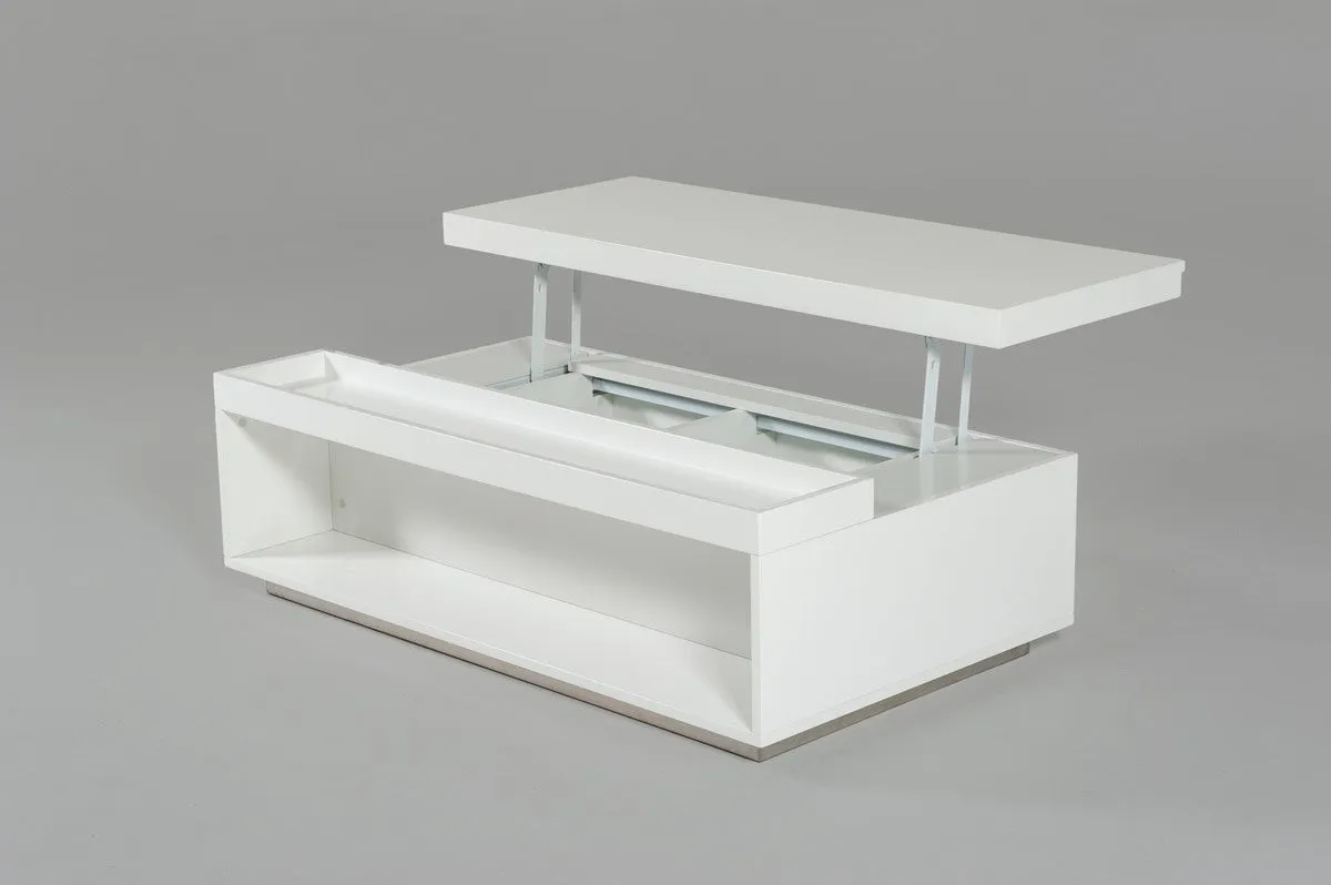 Modrest Nancy - Modern White Coffee Table