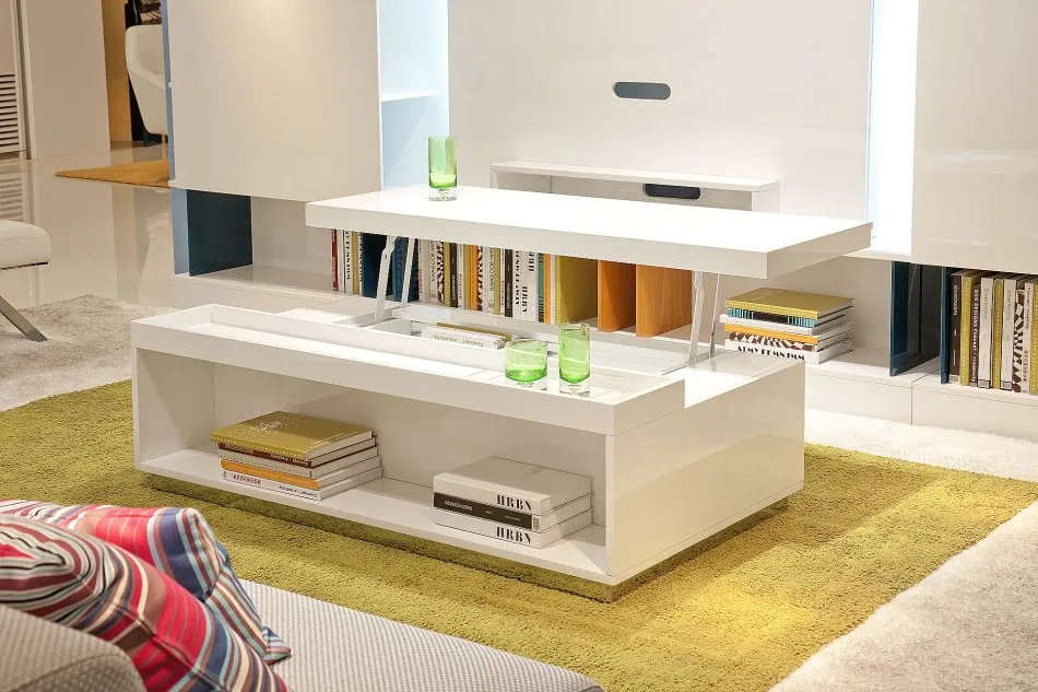 Modrest Nancy - Modern White Coffee Table