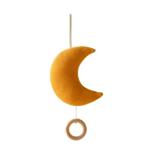 Moon Drawstring Music Box | Caramel