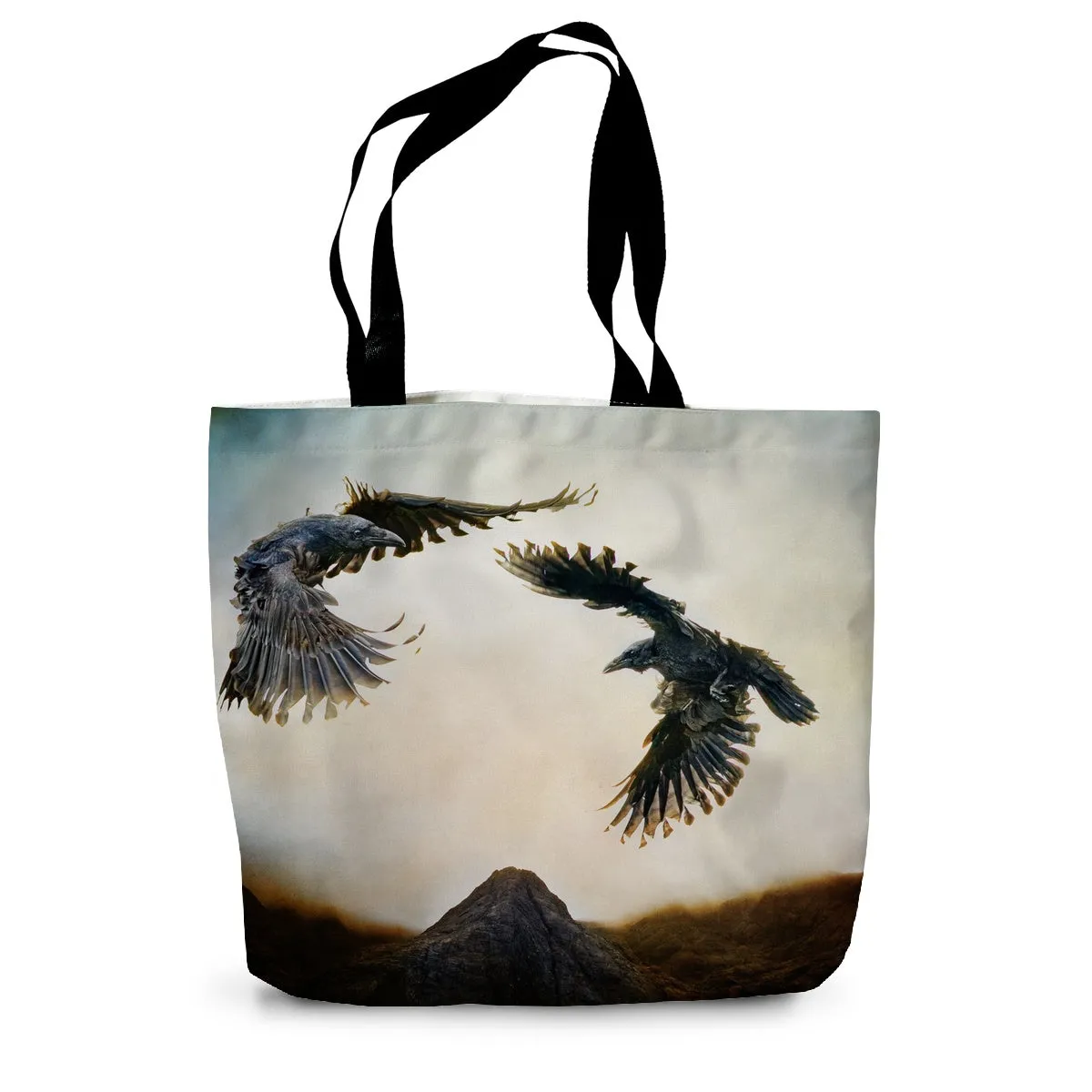 Odin's Ravens Canvas Tote Bag