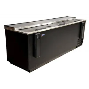 Omcan 50041 95.2" Black Horizontal Bottle Cooler