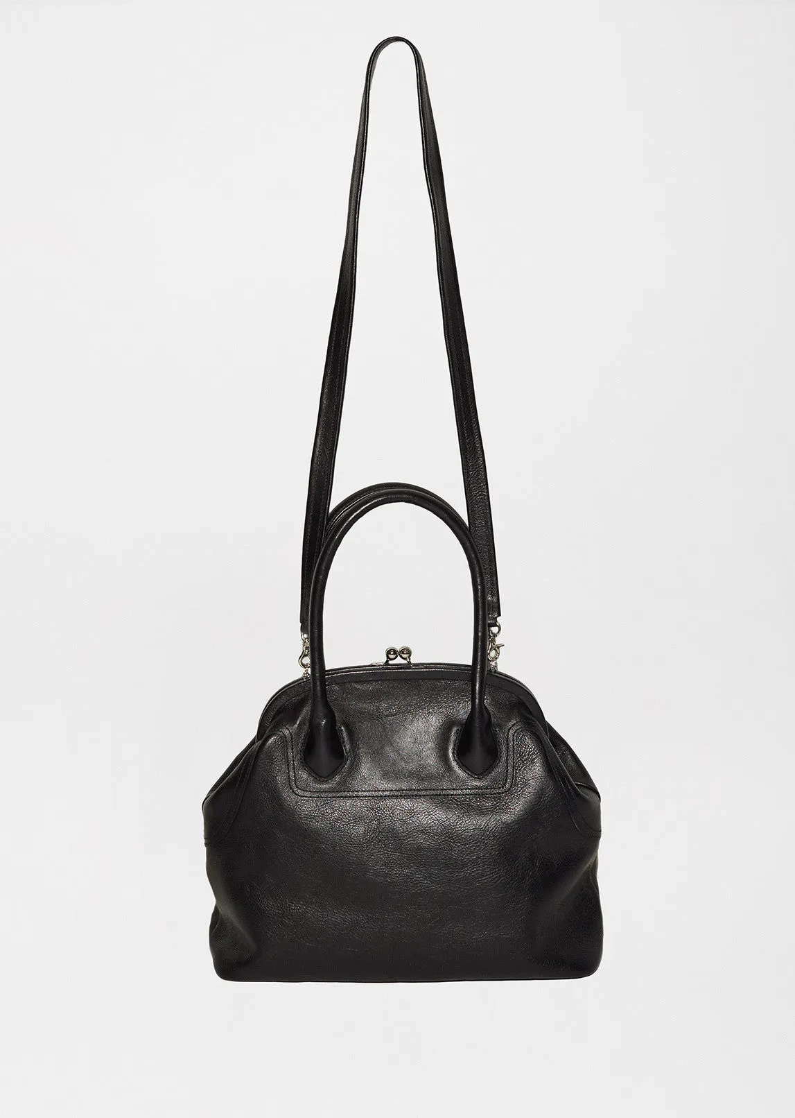 Paneled Clasp Bag