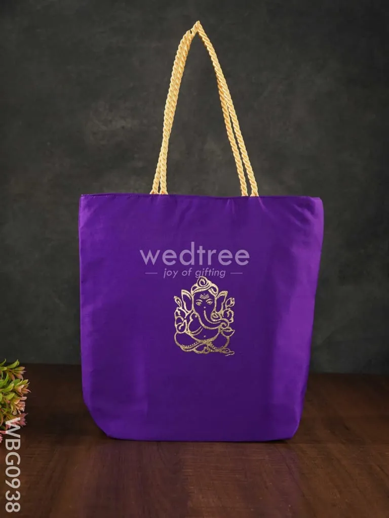 Printed Hand Bag - Lakshmi Ganesha - WBG0938