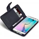 Samsung Galaxy S6 Edge Wallet Case - Black