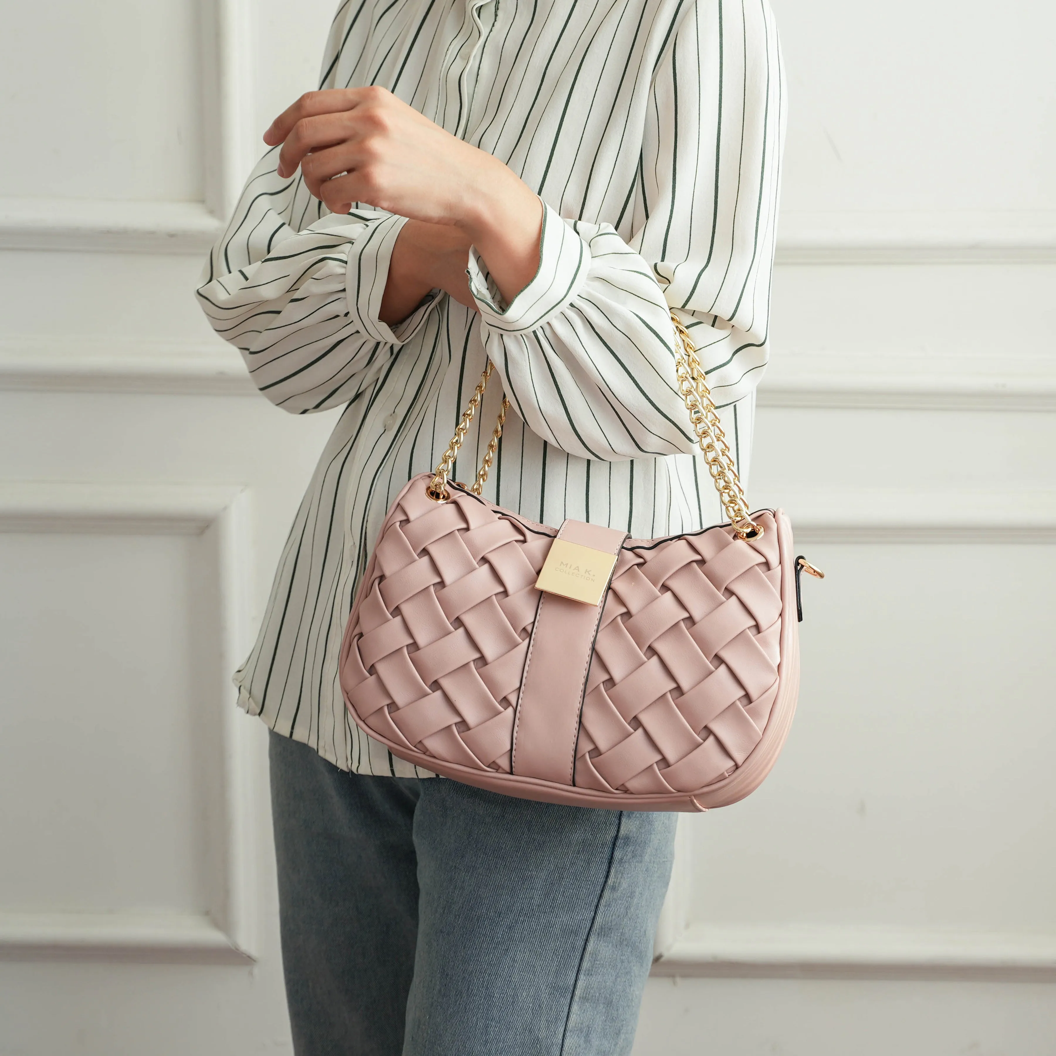 Solari Braided Chain Shoulder Bag