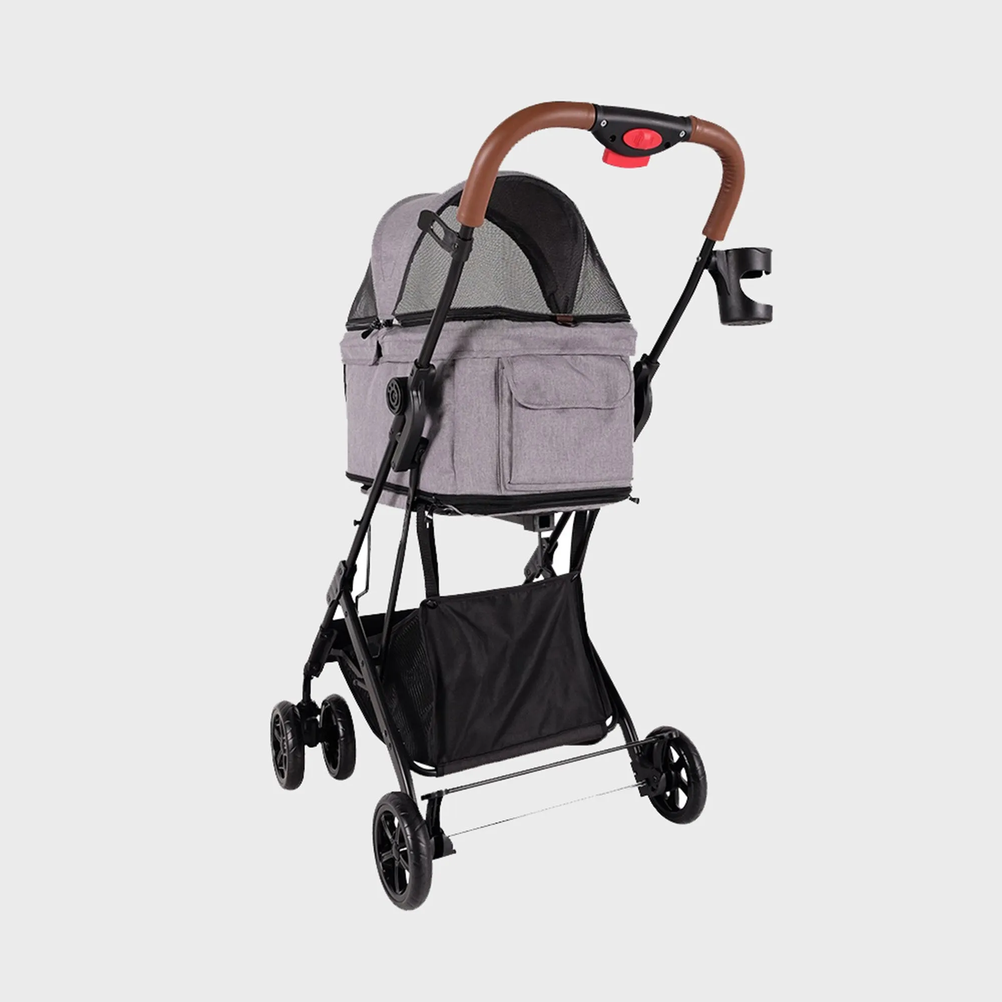 Travois Tri-fold Pet Travel System - Grey