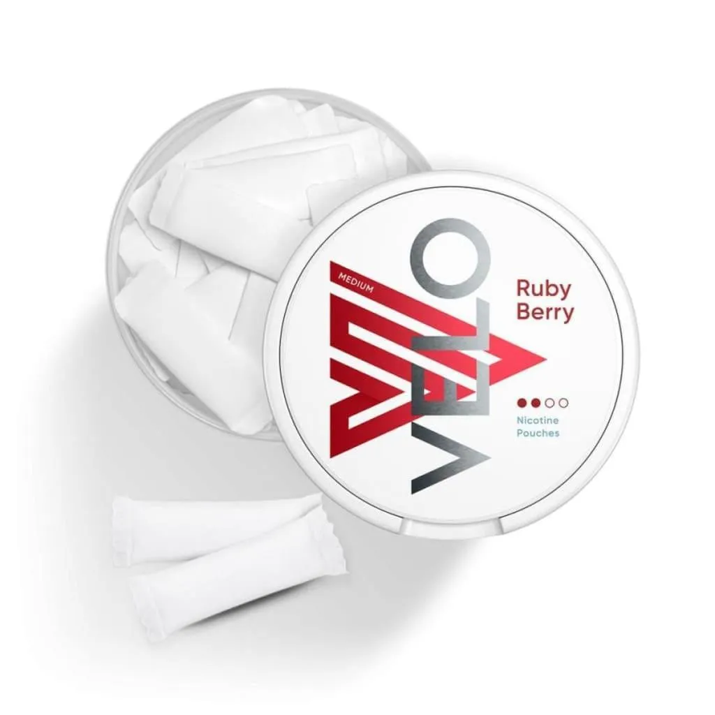 Velo Ruby Berry Nicotine Pouch